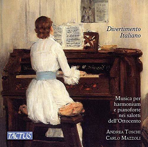 Divertimento Italiano  
Musica per harmonium e pianoforte nei salotti dell'Ottocento  

TACTUS  
ANDREA TOSCHI  
CARLO MAZZOLI