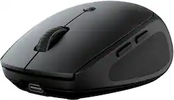 JLab - Go Charge Wireless Scroll Mouse - Wireless - Black - Front_Zoom