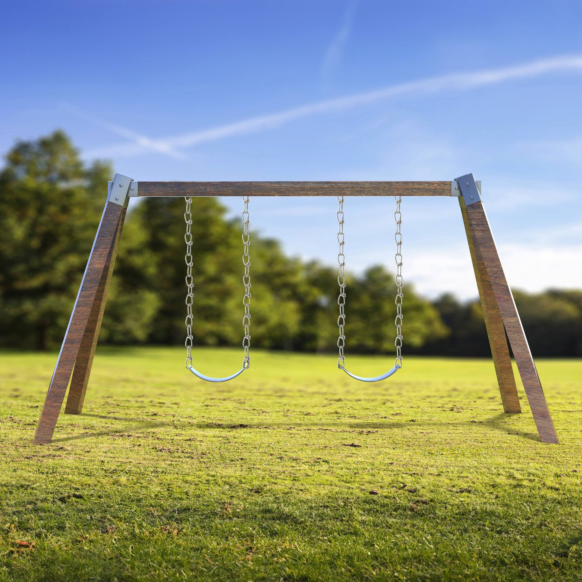 Alt View 2. Campbell Chain & Fittings - Campbell Chain & Fittings Steel Zinc Plated Inco Double Loop Chain Square Pail - Silver.