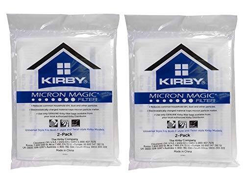 **Kirby Micron Magic Filter**

- Reduces common household dirt, dust and other particles.
- Electrostatically charged material traps microscopic particles.
- Use only genuine Kirby filter bags available from your local authorized Kirby Distributor.

**Universal Style Fits Both F-style and Twist-style Kirby Models**

2-Pack

The Kirby Company  
Customer Service: 1-800-328-1247  
Website: www.kirby.com  
Email: service@kirby.com  
Fax: 1-800-328-1247  
Phone: 1-800-328-1247  
Email: service@kirby.com  
Fax: 1-800-328-1247  
Phone: 1-800-328-1247  
Email: service@kirby.com  
Fax: 1-800-328-1247  
Phone: 1-800-328-1247  
Email: service@kirby.com  
Fax: 1-800-328-1247  
Phone: 1-