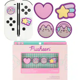Hamee - Pusheen the Cat Nintendo Switch Joystick Thumb Grip Caps - Pusheen (Multicolor)