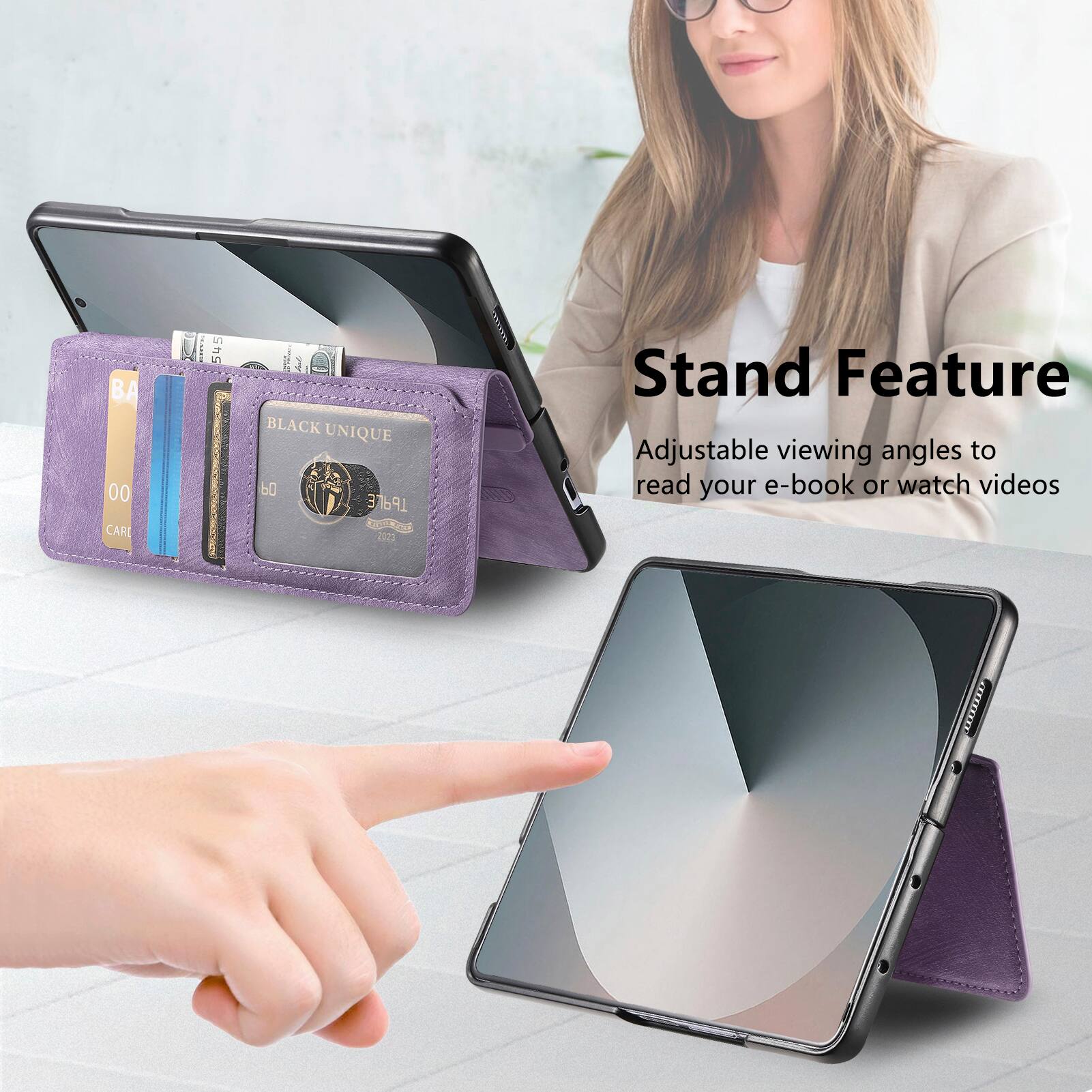 BA 00 CARE S45 BLACK UNIQUE 6 9LE R 2023

Stand Feature

Adjustable viewing angles to read your e-book or watch videos