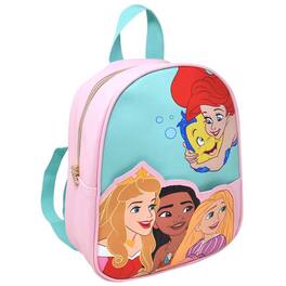 Disney - Princess PU Deluxe 10" Mini Backpack for Girls Ages 3+ - Multicolored