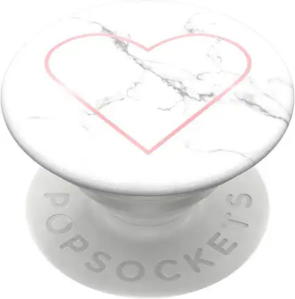 Front. PopSockets - Popsockets for phones Grips/Stands White - (800422) - White.