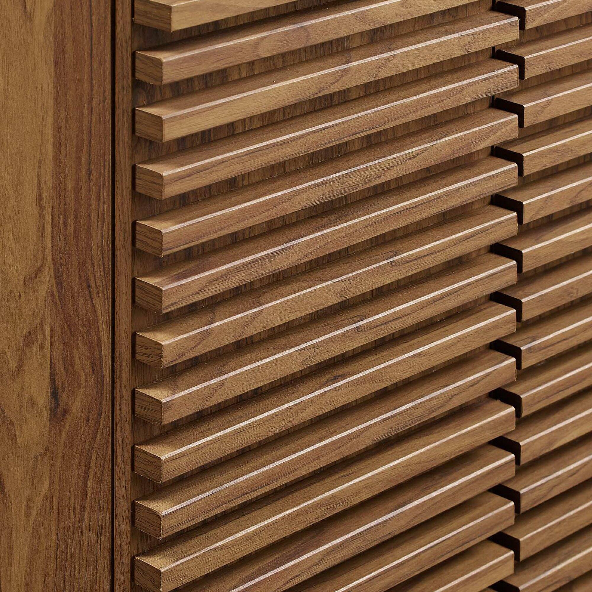 Alt View 8. Modway - Render 18" and 24" Bathroom Vanities with White Basin Included - Walnut White.