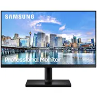 Samsung T45F 27" Borderless IPS Panel Adjustable Professional FHD Monitor (HDMI, USB, DisplayPort) - Black - Front_Zoom