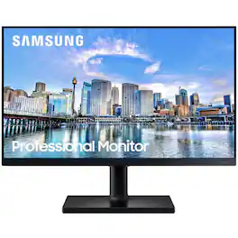 Samsung - T45F 27" Borderless IPS Panel Adjustable Professional FHD Monitor (HDMI, USB, DisplayPort) - Black