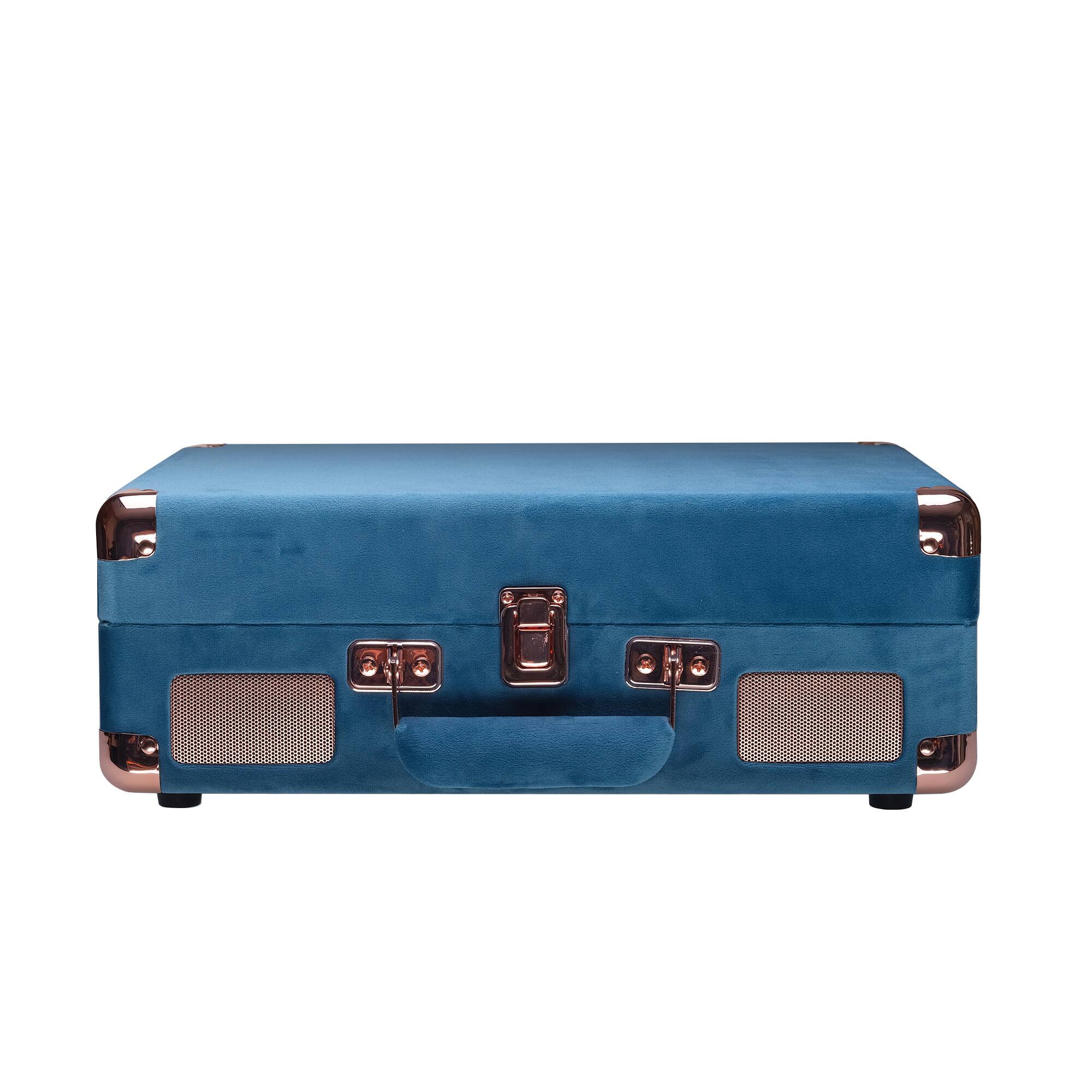 Back. Arkrocket - Arkrocket Curiosity III Suitcase Bluetooth Record Player Turntable built-in Speakers (Ocean Velvet) - Ocean Velvet.