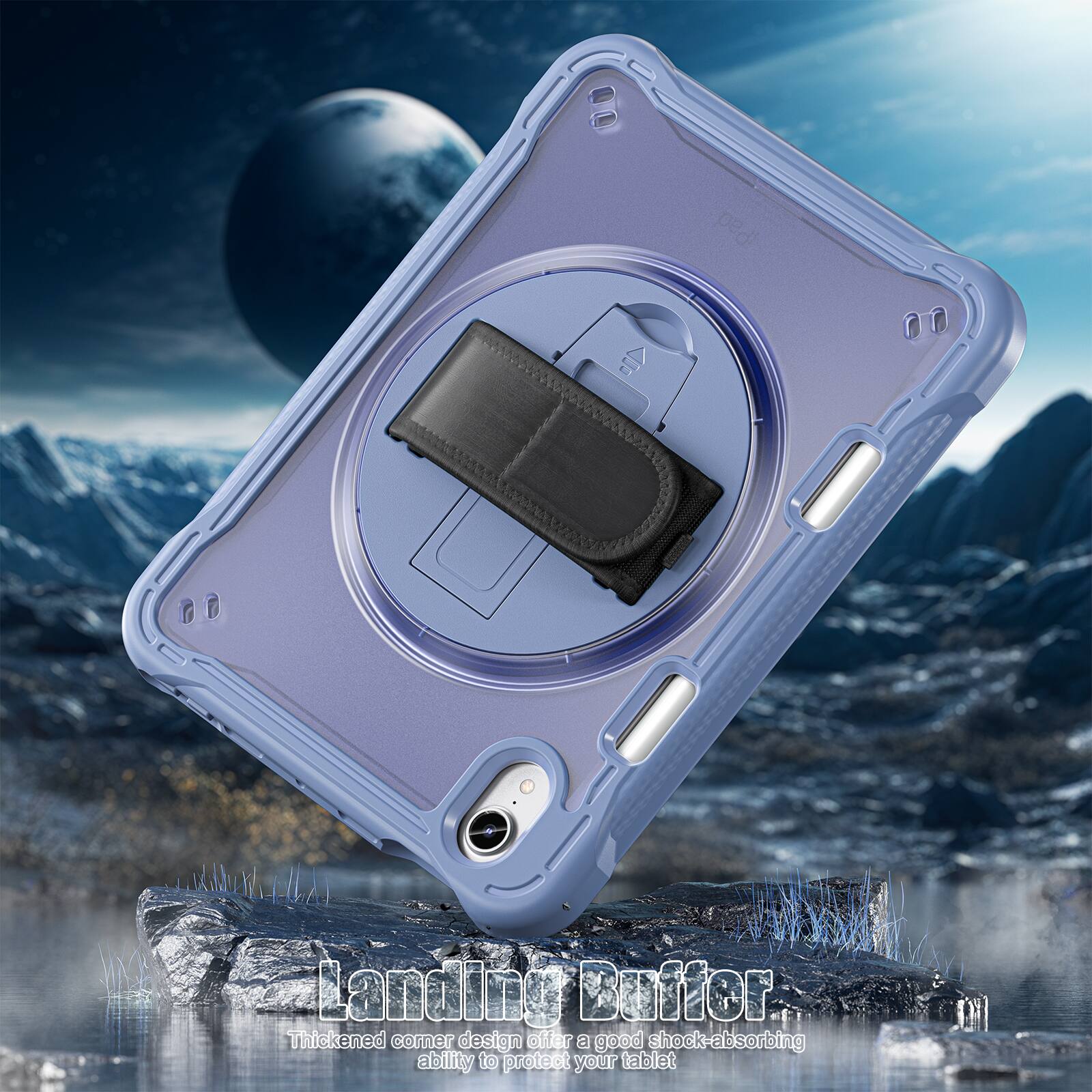 iPad T Landing Buffer Thickened corner design offers a good shock-absorbing ability to protect your tablet