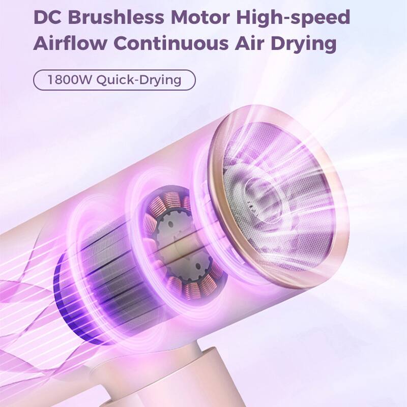 DC Brushless Motor High-speed Airflow Continuous Air Drying 1800W Quick-Drying