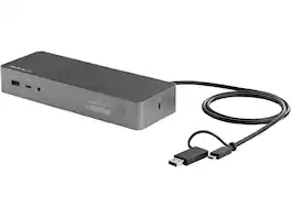 StarTech.com - Black & Space Gray DK30C2DPEP Dual 4K Universal Laptop Docking Station - USB-C / USB 3.0 - 100W PD