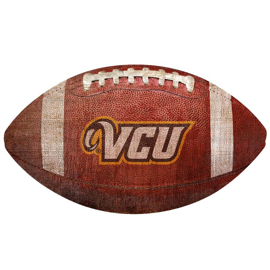 Fan Creations VCU Rams 12'' Football Sign Multicolor 3475046 - Best Buy