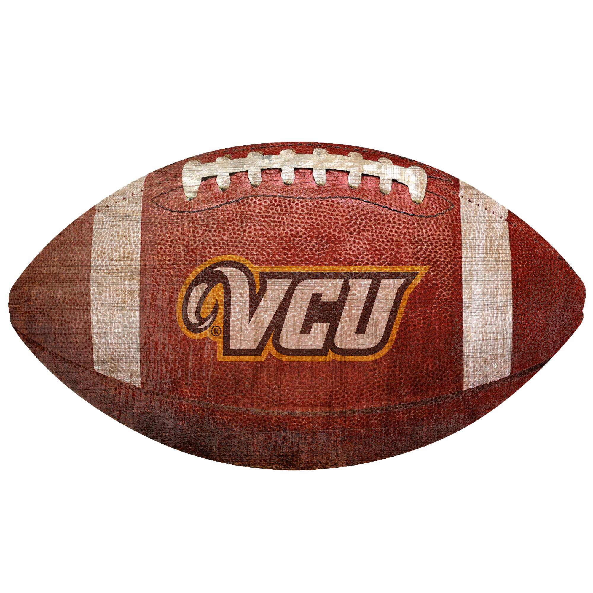 VCU Rams 12'' Football Sign
