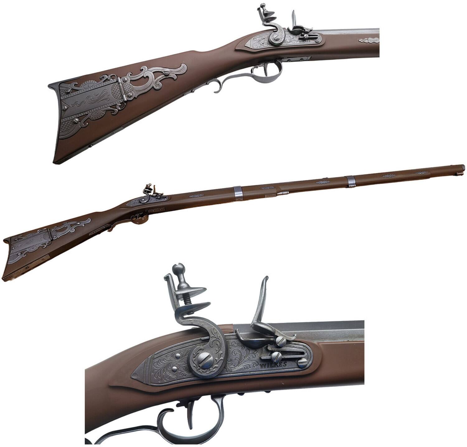 PopMarket Atlantis 1:1 Scale Model Kit Frontiersman Kentucky Long Rifle ...