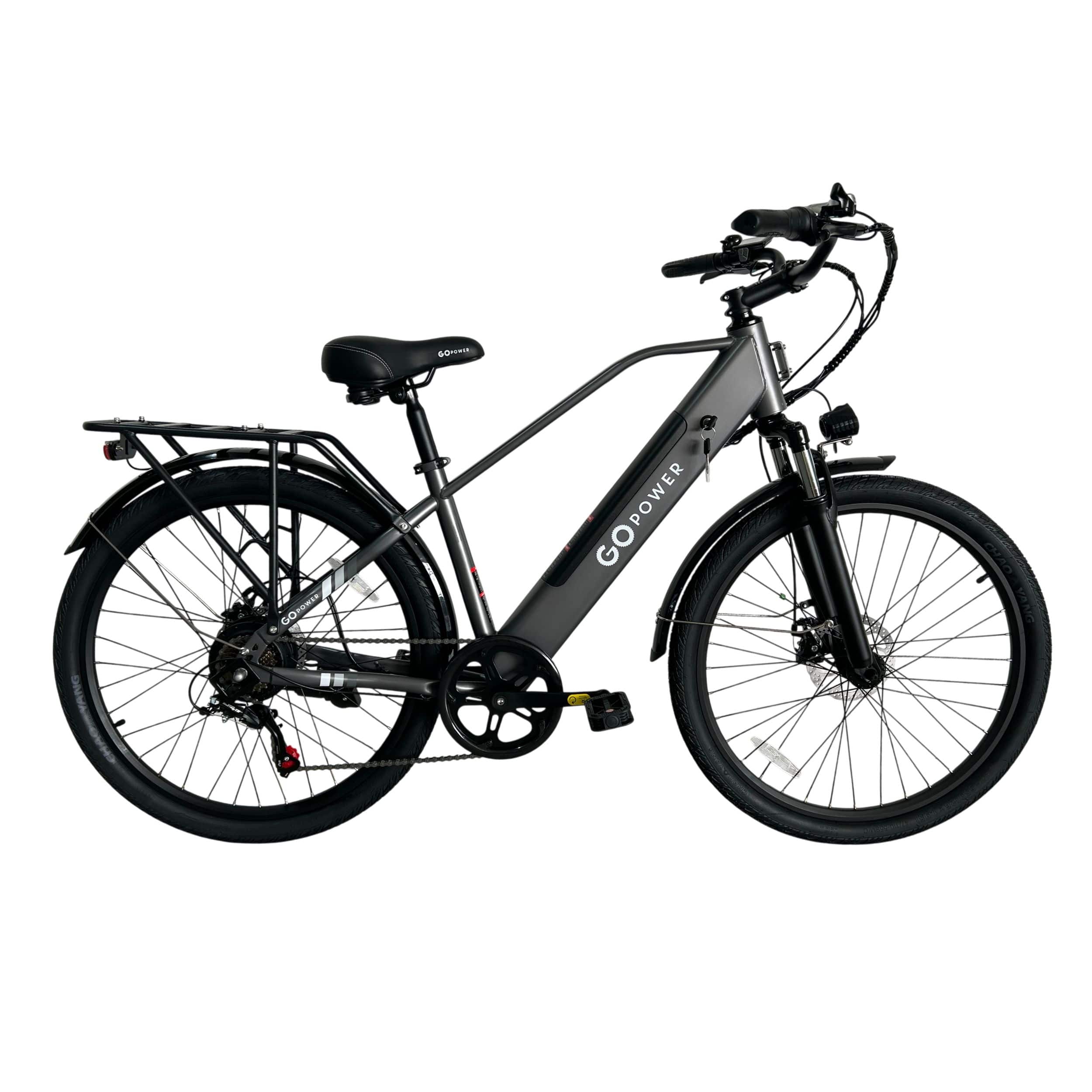 GoPowerBike - GoScout Folding Electric Bike 20mph Max Speed & 500W Motor - One size - Gray