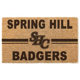 Jardine - Spring Hill Badgers 18" x 30" Team Logo Doormat - Brown