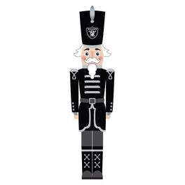 Fan Creations - Las Vegas Raiders 46" Nutcracker Leaner - Multicolor