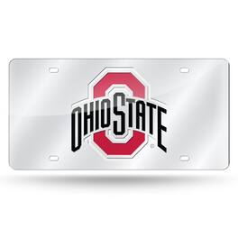 Rico Industries - Ohio State Buckeyes Acrylic License Plate Laser Tag - Multi