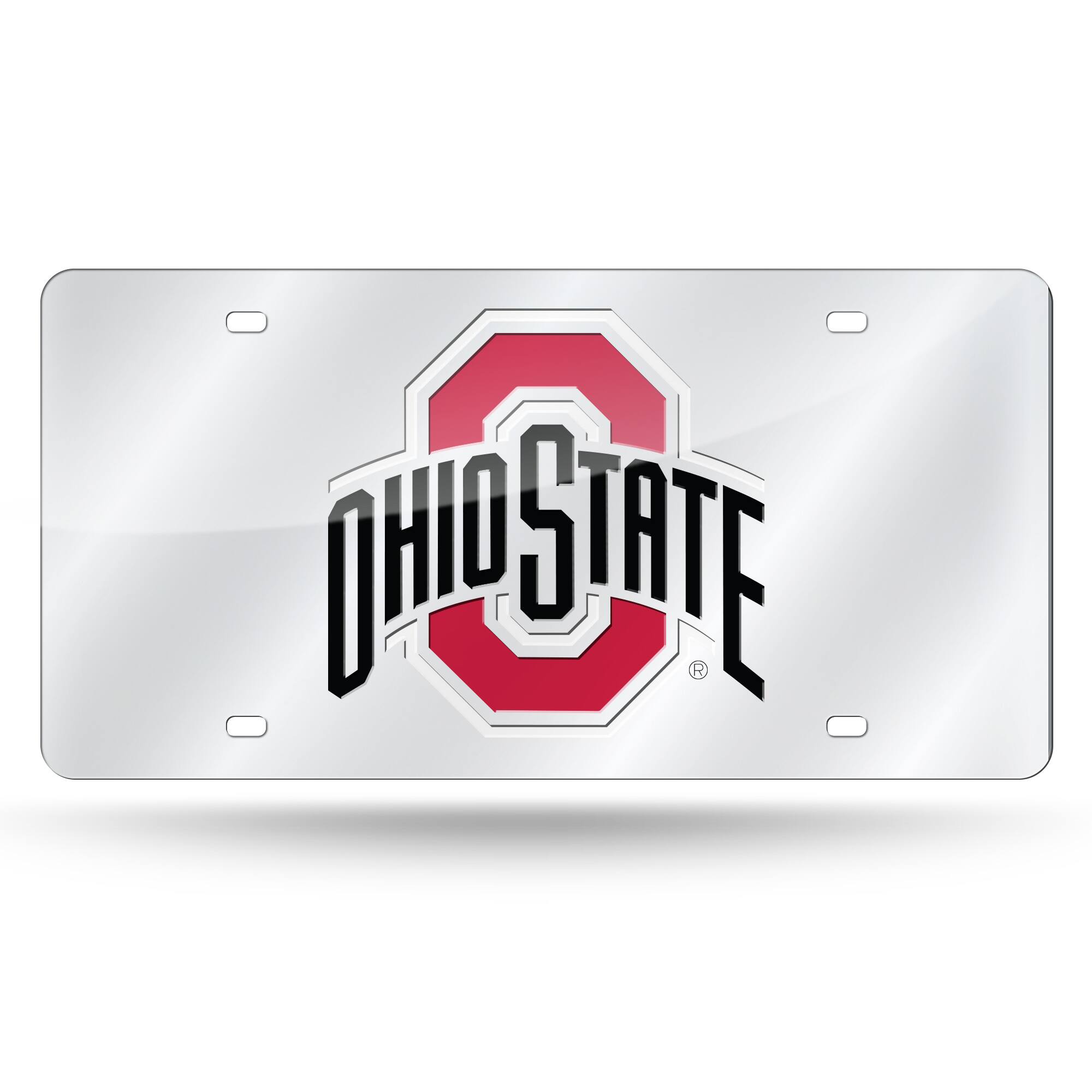 Ohio State Buckeyes Acrylic License Plate Laser Tag