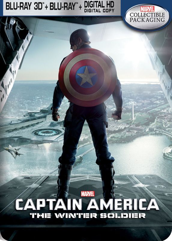  Captain America: The Winter Soldier [3D] [Blu-ray] [Digital Copy] [SteelBook] [Only @ Best Buy] [Blu-ray/Blu-ray 3D] [2014]