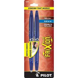 Pilot - FriXion Ball Erasable Gel Pens, Fine Point, Dozen - Blue Ink