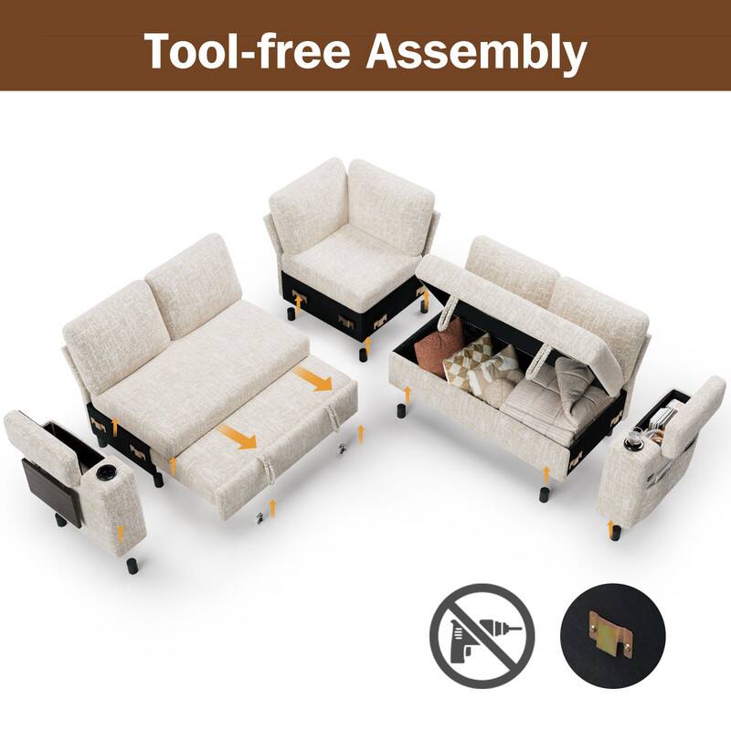 Tool-free Assembly
