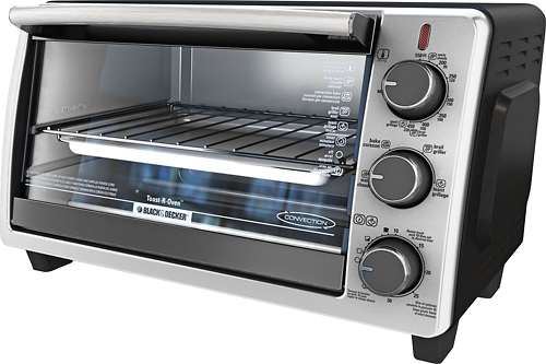 Black & Decker Convection Toaster/Pizza Oven Silver  - Best Buy