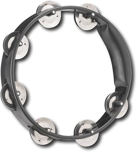Front Standard. LP - World Beat 8" Tambourine - Black.