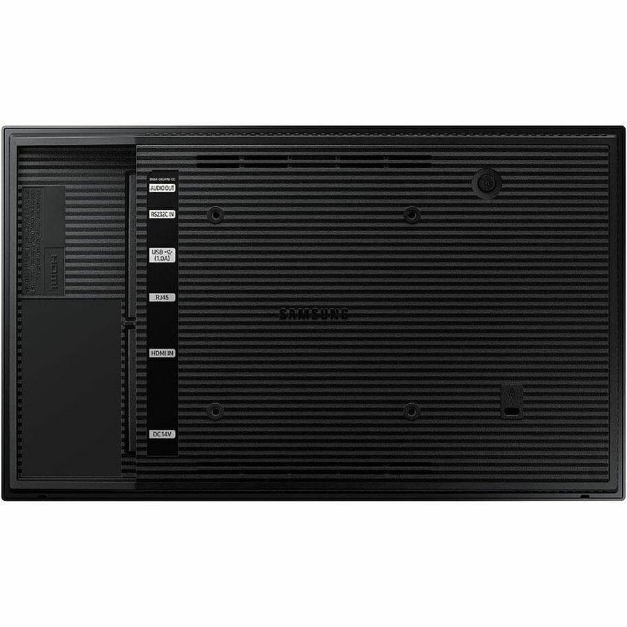 - AUDIO OUT
- RS232C IN
- USB-C (L.OA)
- RJ45
- HDMI IN
- DC14V