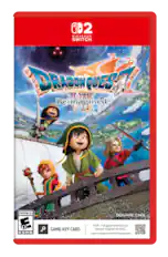 OB2 NINTENDO SWITCH UL DRAGON QUEST VII Reimagined M VIL V EVERYONE 10+ 10+ ESRB SQUARC CNIX 6 GB GB- Full game download via internet required. see back. support.nintendo.com/switch2/gamekeycard