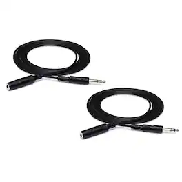 Hosa Technology - HOSA HDPHN EX CBL,1/4"TRS-1/4"TRS,10 2X