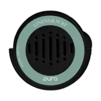 Pura - Linens & Surf  Car Fragrance Refill - Green - Front_Zoom