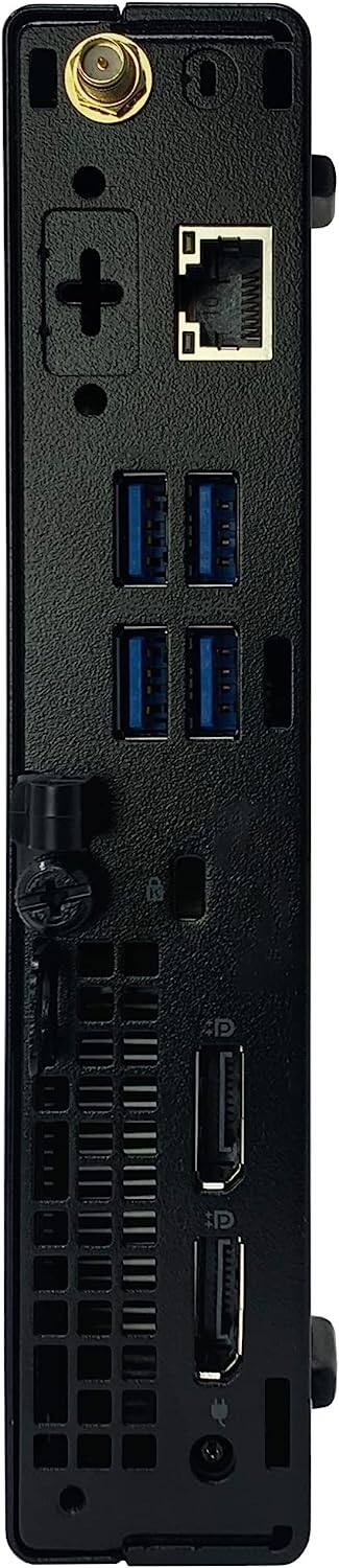Back. Dell - Dell Optiplex 7090 Micro i5-10500T 16GB 512GB SSD Windows 11 Pro - Black.