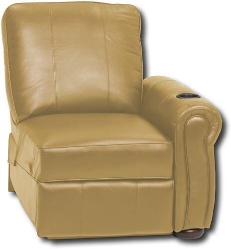 Angle Standard. Berkline - Leather Home Theater Recliner with Straight Right Arm.