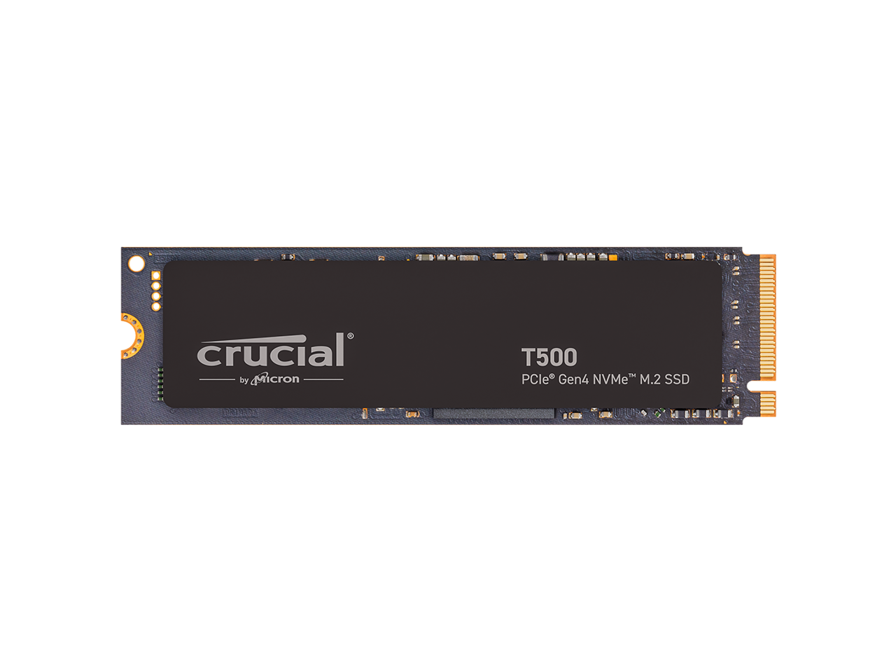 Crucial - T500 M.2 2280 4TB PCIe 4.0 NVMe 3D NAND TLC Internal Solid State Drive (SSD) CT4000T500SSD3