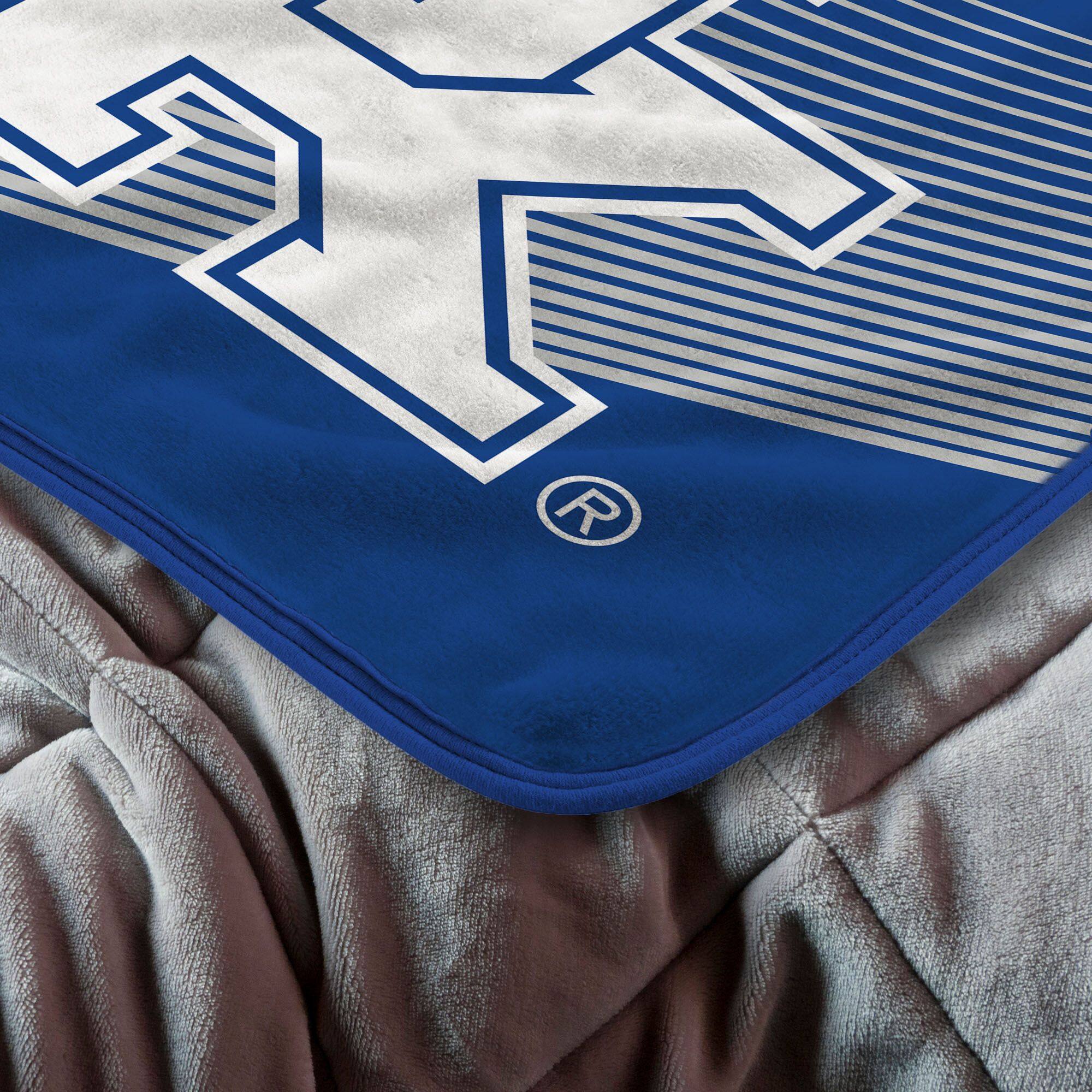 Back. Sweet Home Collection - NCAA Kentucky Wildcats 60" x 80" Raschel Throw Blanket - Blue.
