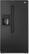 Front Standard. LG - 26.5 Cu. Ft. Side-by-Side Refrigerator with Thru-the-Door Ice and Water - Smooth Black.