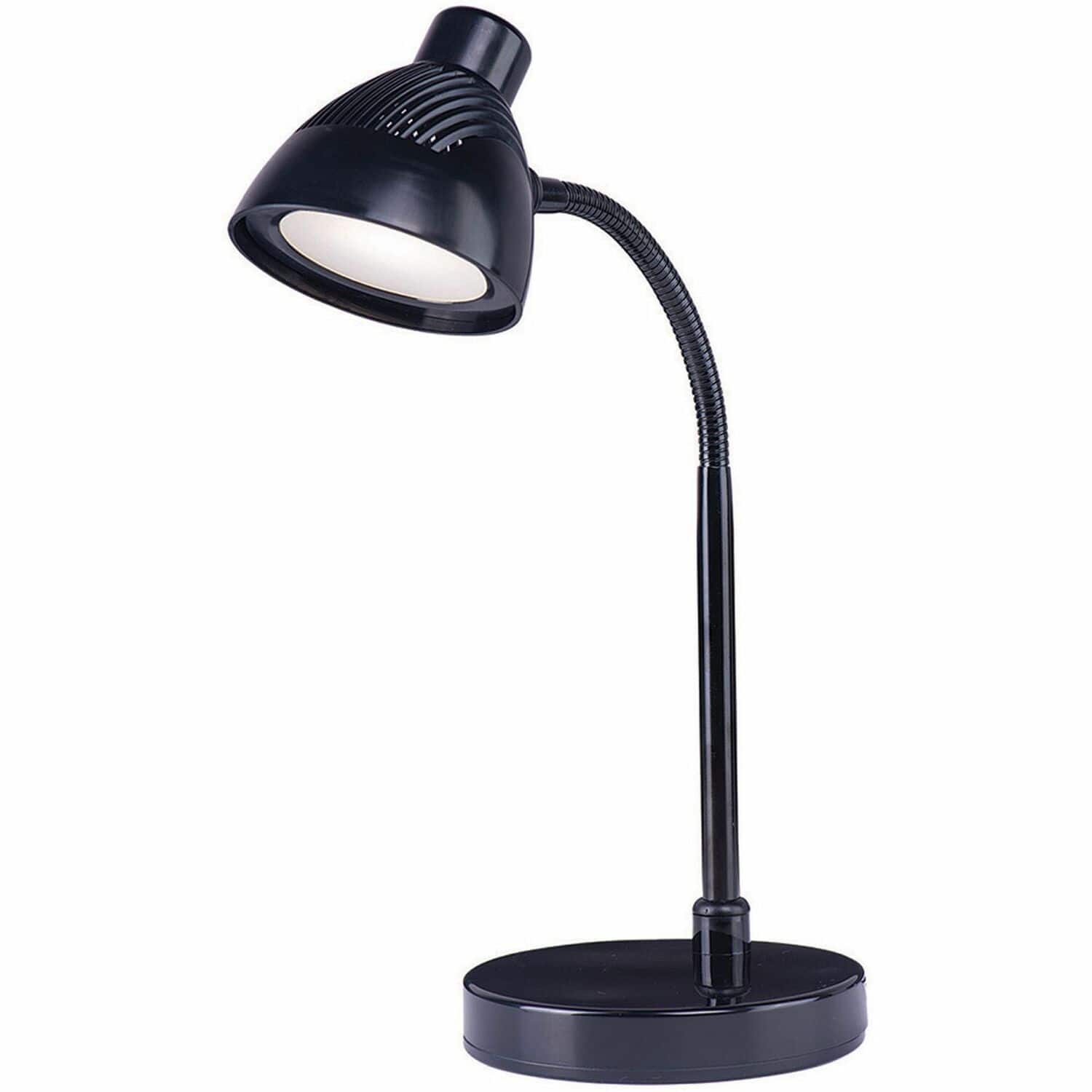Lorell - LED Desk Lamp  LED  220 lm Lumens  Black  Desk Mountable  for Desk Table