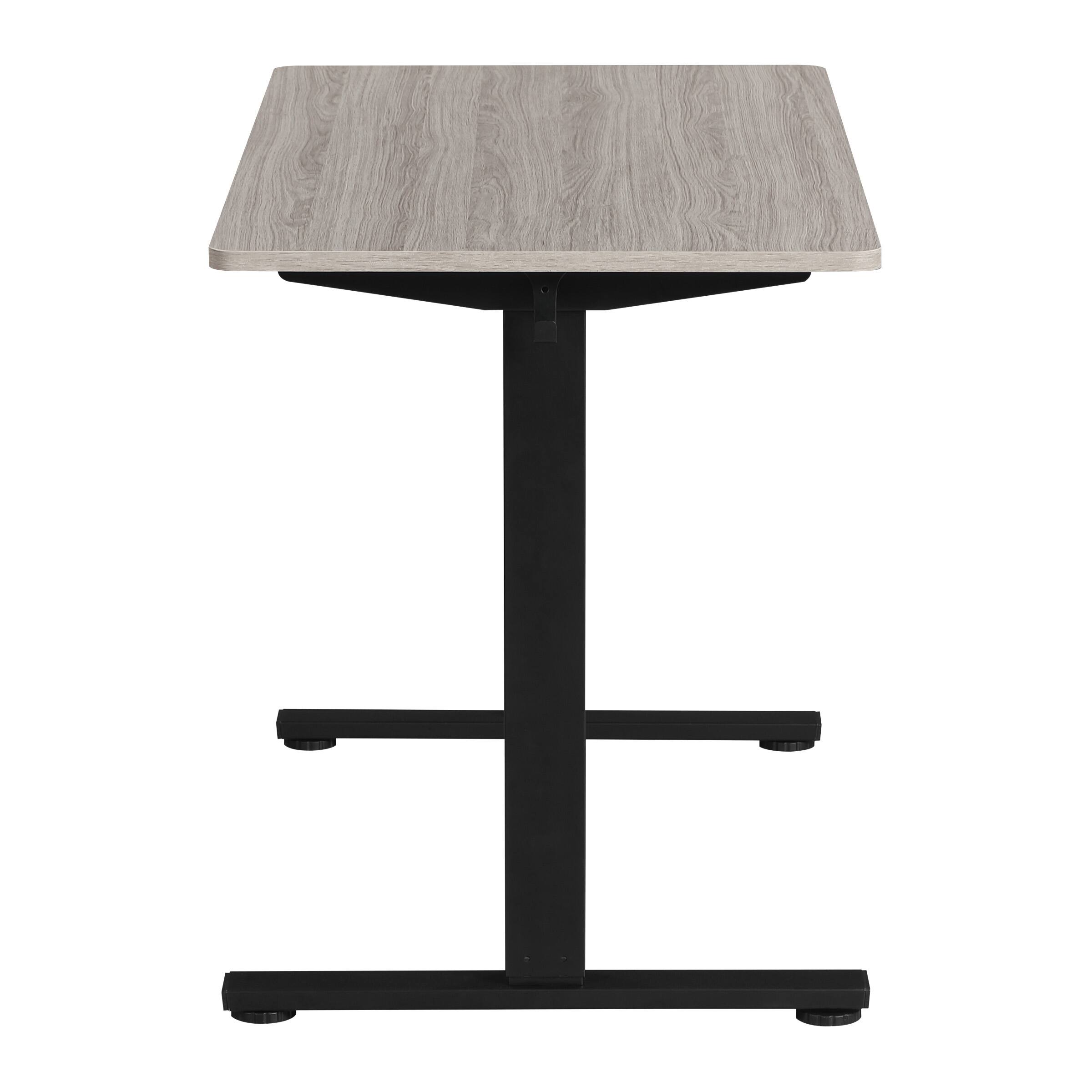 Left. OSP Home Furnishings - Primo Sit/Stand Electric 48" Desk - Black / Light Grey.