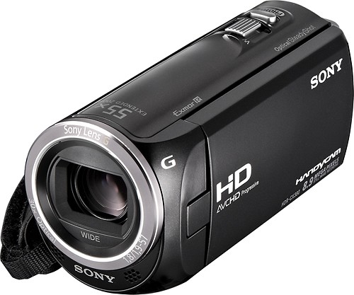 Best Buy: Sony HDR-CX380 16GB HD Flash Memory Camcorder Black