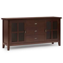 Simpli Home - Artisan Large Sideboard Buffet - Russet Brown