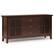 Front. Simpli Home - Artisan Large Sideboard Buffet - Russet Brown.