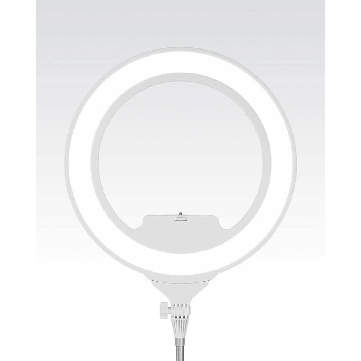 Alt View 3. Lume Cube - Lume Cube 18" Cordless Bi-Color Ring Light Pro with Stand, White.
