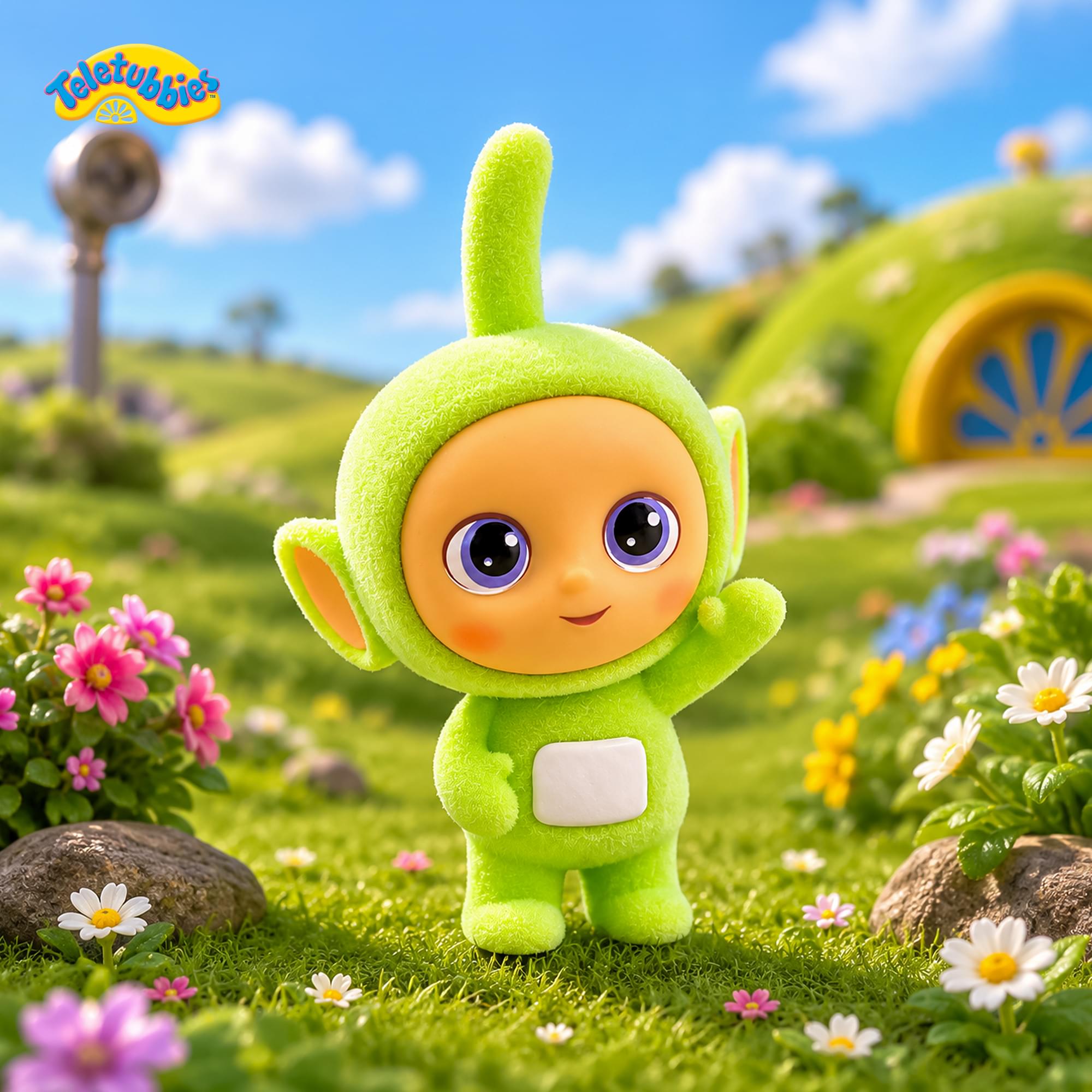 Alt View 10. The Loyal Subjects - Teletubbies 2.5-Inch Flocked Collectible Figure | Dipsy - Green.
