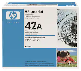 HP - 42A Toner Cartridge - Black