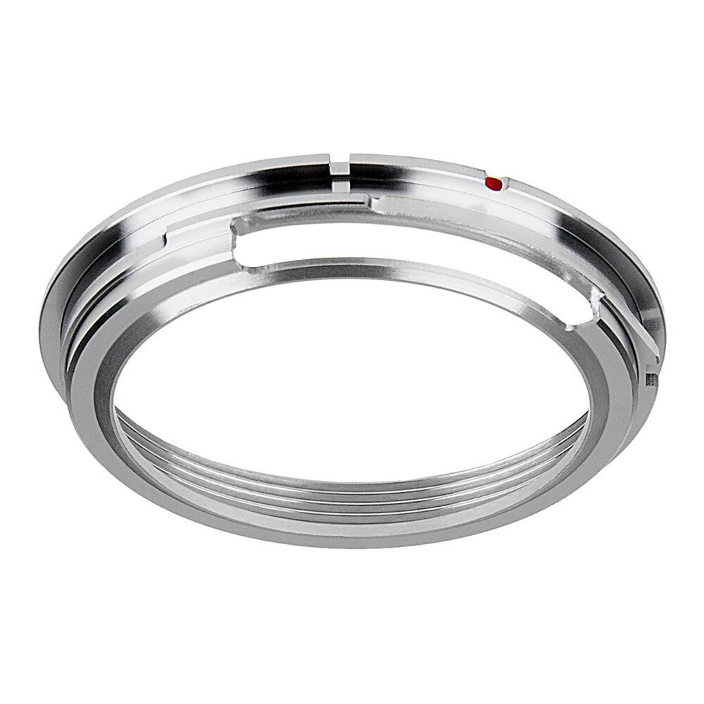 Left. Fotodiox - Lens Adapter - Compatible with M42 (Type2) Screw Mount Lenses to fit Contax / Yashica (CY) Mount Cameras.