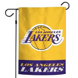 WinCraft - Los Angeles Lakers 12" x 18" Applique Garden Flag - Multicolor