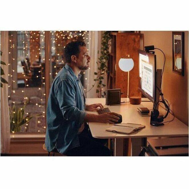 Alt View 2. HP - HP EliteDesk 8 G1a Desktop Computer - AMD Ryzen AI 7 350 - 64 GB - 1 TB SSD - Mini PC - Jack Black - AMD Chip - Windows - Black.