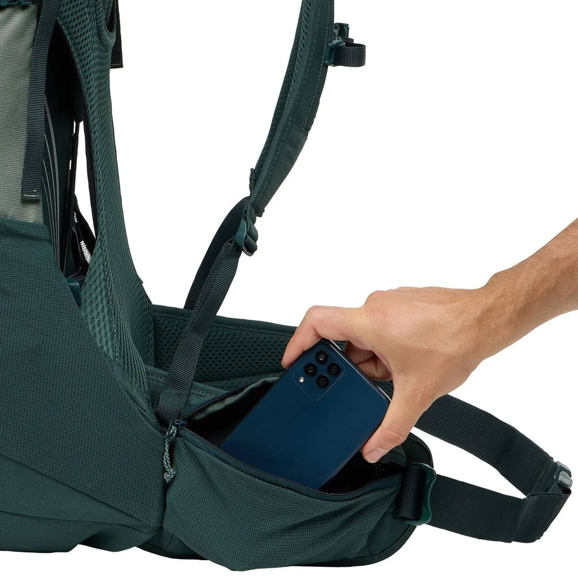 Alt View 3. VAUDE - Vaude Brenta 44+6 Hiking Backpack - Agave - Agave.