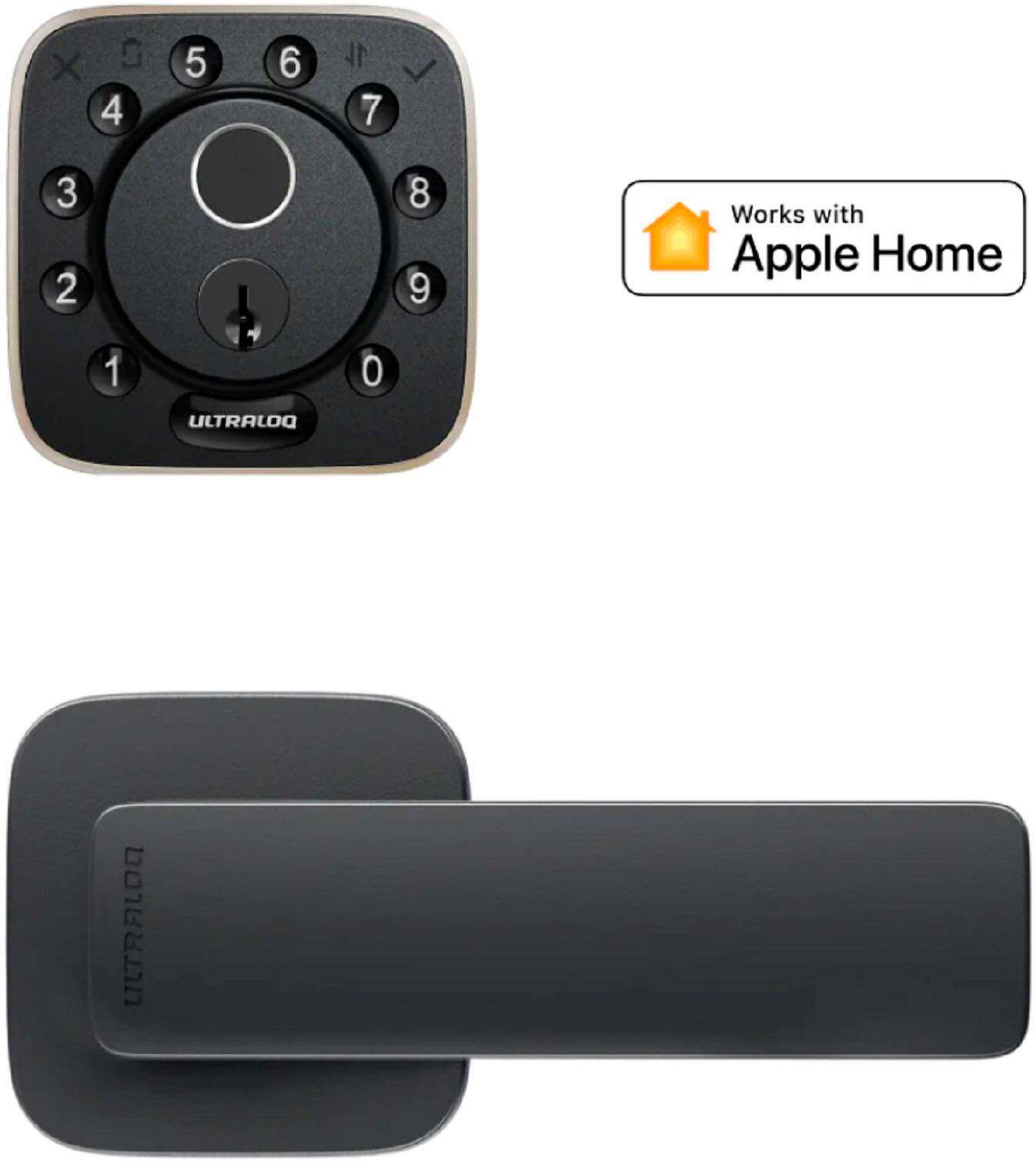 The text on the image reads: "Works with Apple Home."